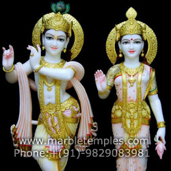 Radha Krishna Marble Statue Online-MarbleTemples.com